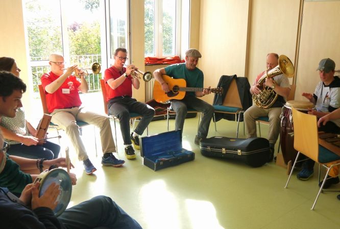 Musik-Workshop bei den Arche-Begegnungstagen 2023