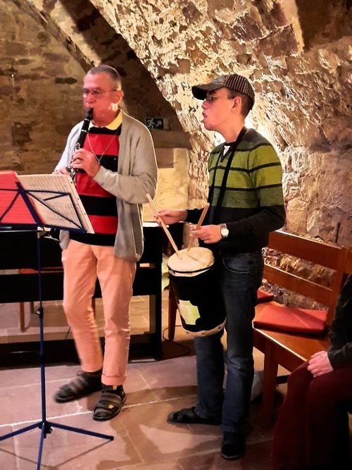 Zwei Musikanten in Triefenstein