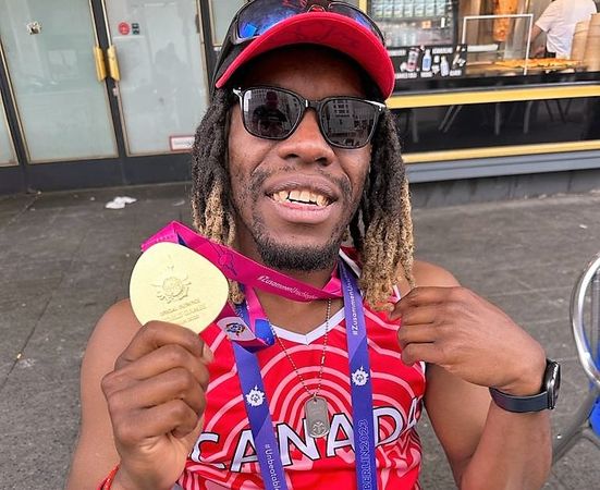 Christian Gerro mit Goldmedaille