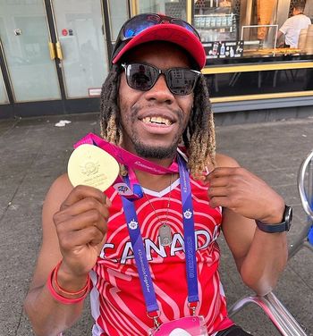 Christian Gerro aus Kanada mit Goldmedaille