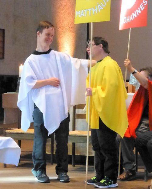 Anspiel bei einem Gottesdienst