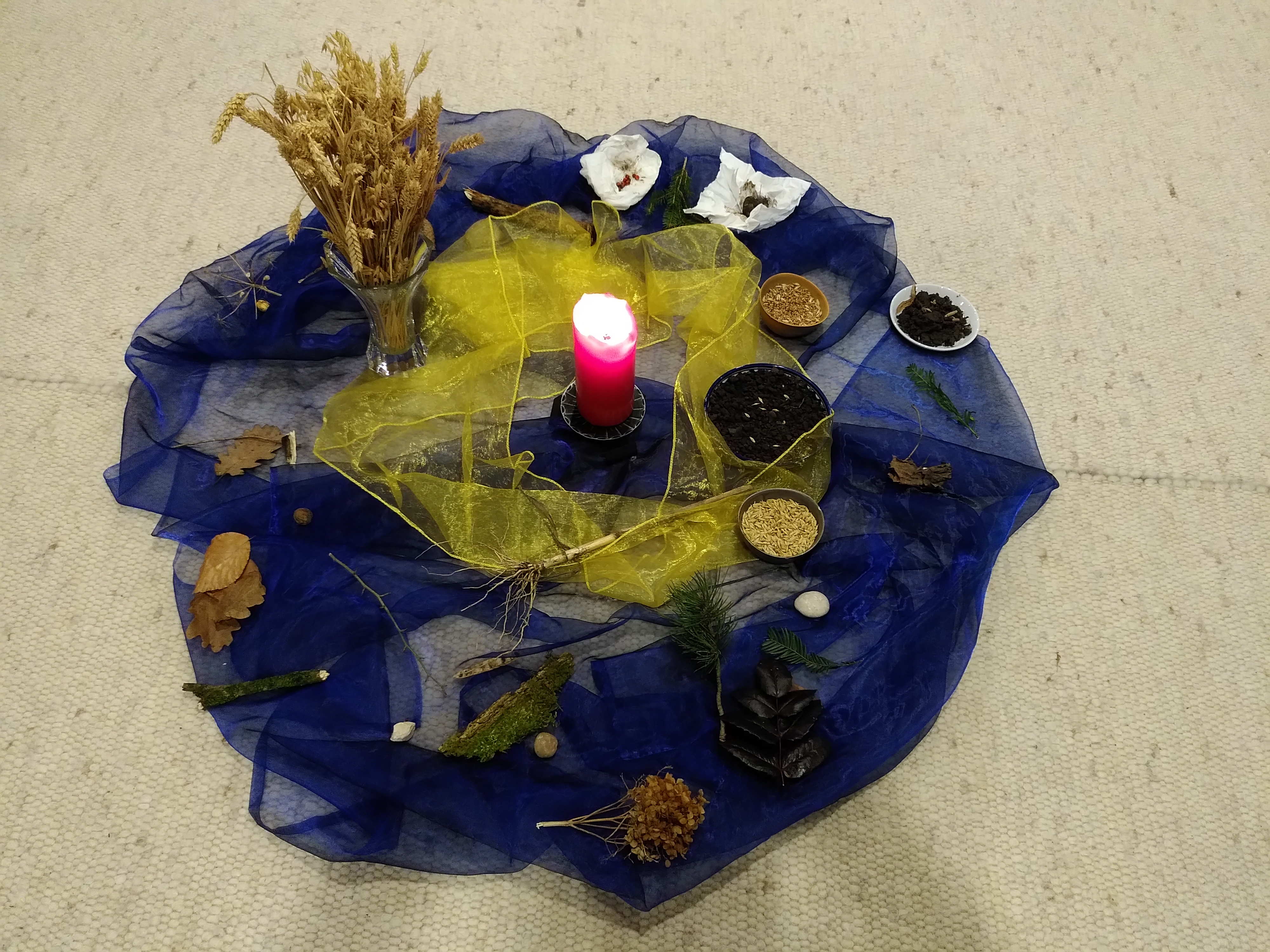 Die Abende waren ausgefüllt mit Meditationen
