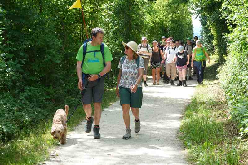 Szene bei der Arche-Wanderung 2022